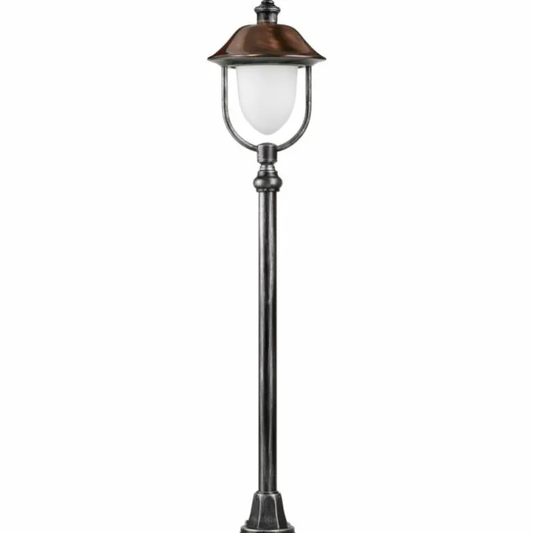 Borne lumineuse LCD Nabburg LED Cuivre, Noir, 1 lumière