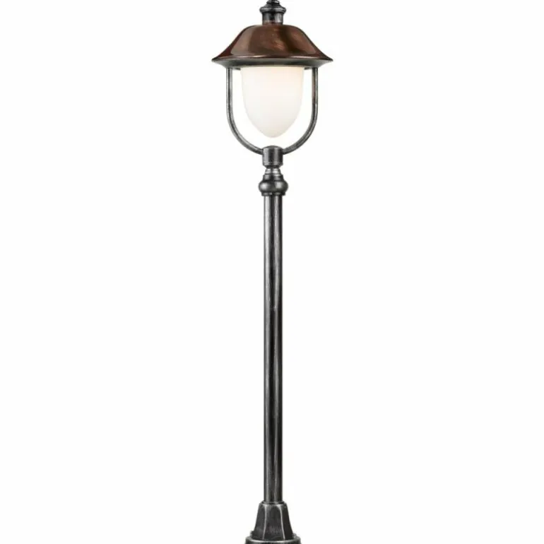 Borne lumineuse LCD Nabburg LED Cuivre, Noir, 1 lumière