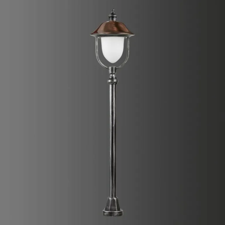Borne lumineuse LCD Nabburg LED Cuivre, Noir, 1 lumière