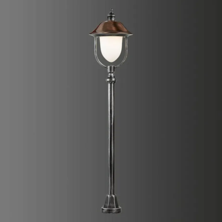 Borne lumineuse LCD Nabburg LED Cuivre, Noir, 1 lumière