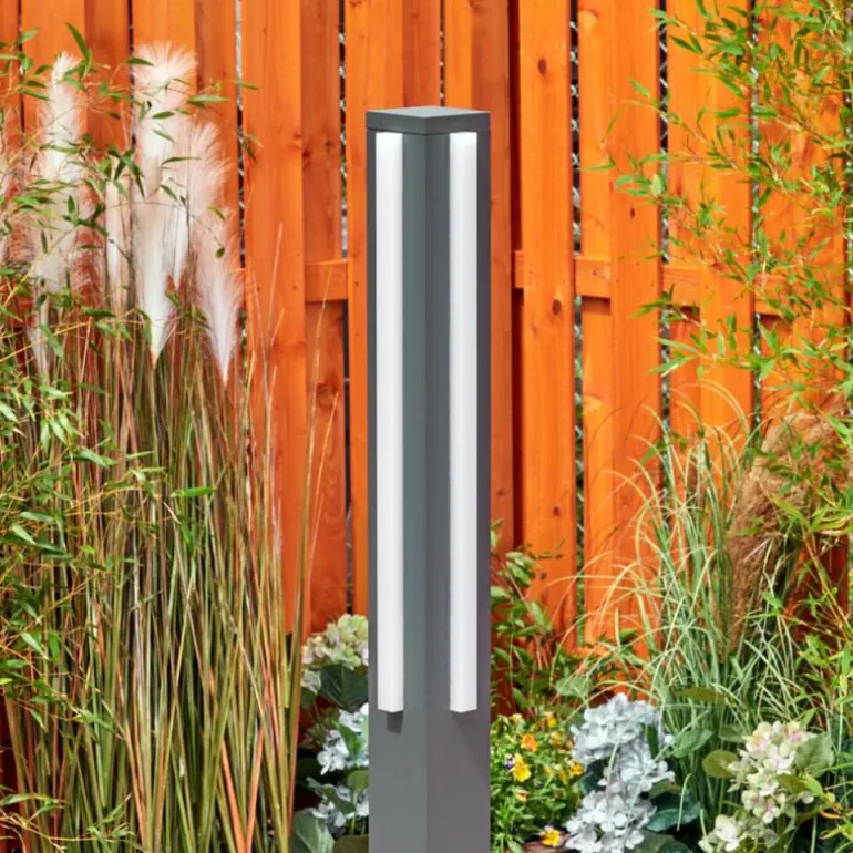 Borne lumineuse Lisalara LED Anthracite, 1 lumière