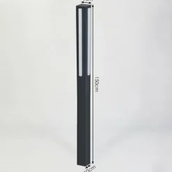 Borne lumineuse Lisalara LED Anthracite, 1 lumière