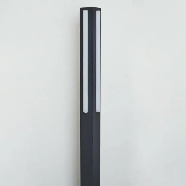 Borne lumineuse Lisalara LED Anthracite, 1 lumière