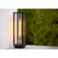 Borne lumineuse Lucide LAURENS Noir, 1 lumière