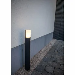 Borne lumineuse Lutec CYRA LED Noir, 1 lumière