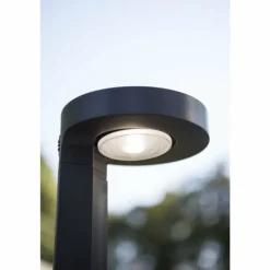 Borne lumineuse Lutec DISO LED Anthracite, 1 lumière