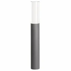 Borne lumineuse Lutec DROPA LED Anthracite, 1 lumière, Changeur de couleurs