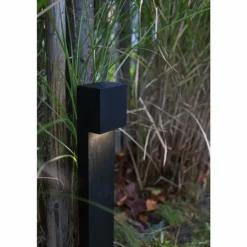 Borne lumineuse Lutec Gemini XF LED Noir, 1 lumière