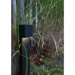 Borne lumineuse Lutec Gemini XF LED Noir, 1 lumière