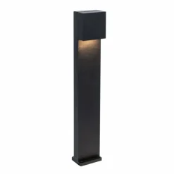Borne lumineuse Lutec Gemini XF LED Noir, 1 lumière