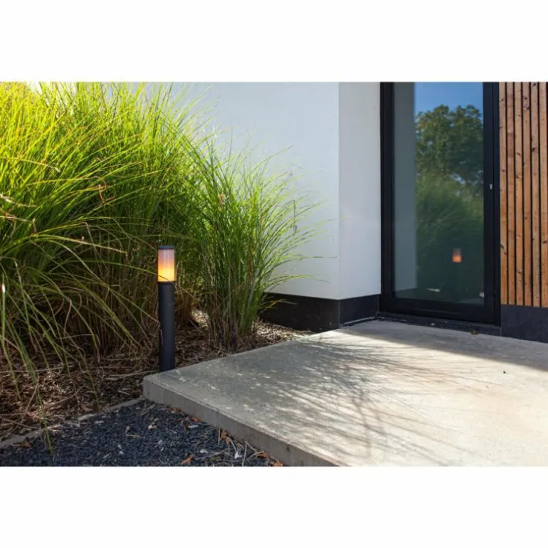 Borne lumineuse Lutec Heros Anthracite, 1 lumière