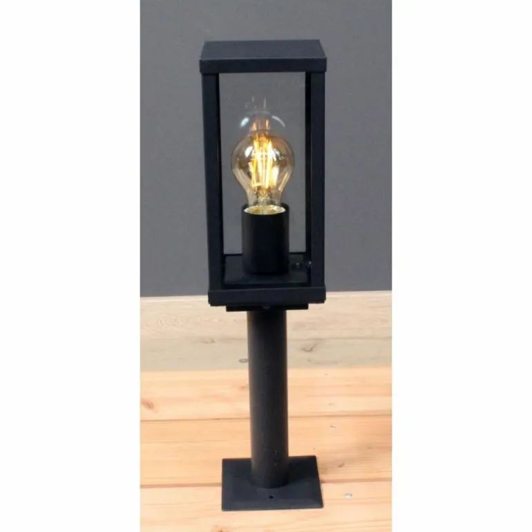 Borne lumineuse Lutec KARO Noir, 1 lumière