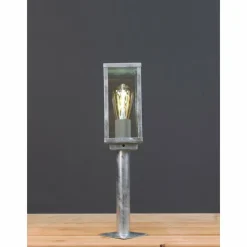 Borne lumineuse Lutec KARO Zingué, 1 lumière