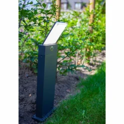 Borne lumineuse Lutec Pano LED Anthracite, 1 lumière