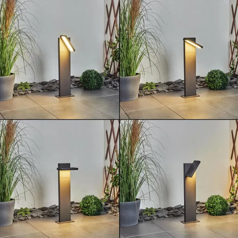Borne lumineuse Lyckan LED Anthracite, 1 lumière