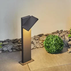Borne lumineuse Lyckan LED Anthracite, 1 lumière