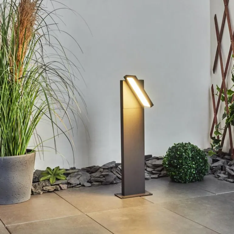 Borne lumineuse Lyckan LED Anthracite, 1 lumière