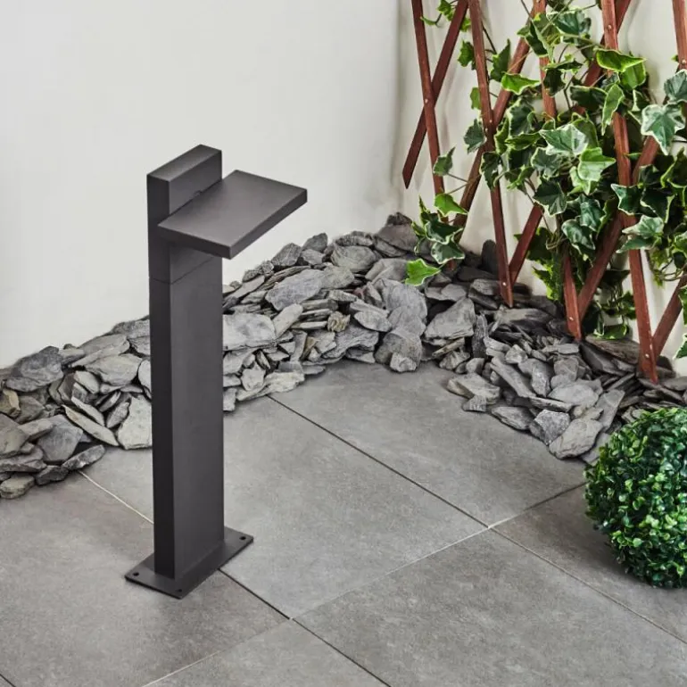 Borne lumineuse Lyckan LED Anthracite, 1 lumière