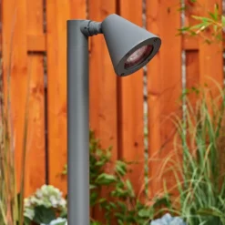 Borne lumineuse Milond Anthracite, 1 lumière