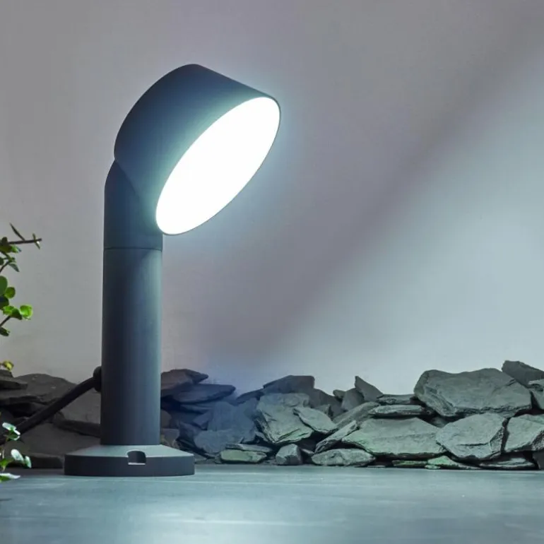 Borne lumineuse Moroni LED Anthracite, 1 lumière