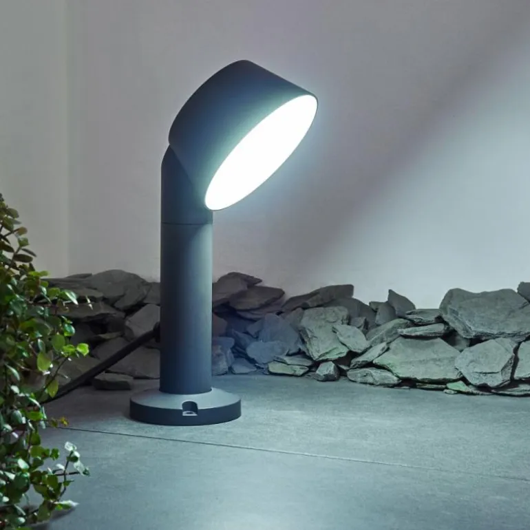 Borne lumineuse Moroni LED Anthracite, 1 lumière