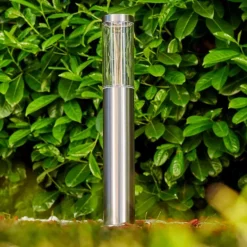 Borne lumineuse Noreaz LED Chrome, 1 lumière