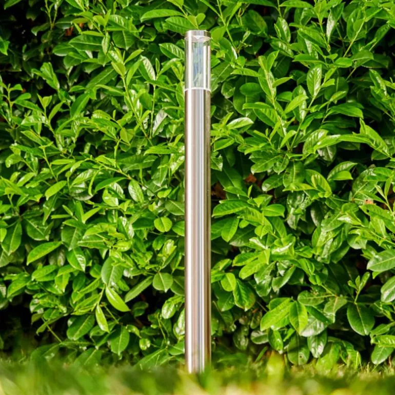 Borne lumineuse Noreaz LED Acier inoxydable, 1 lumière