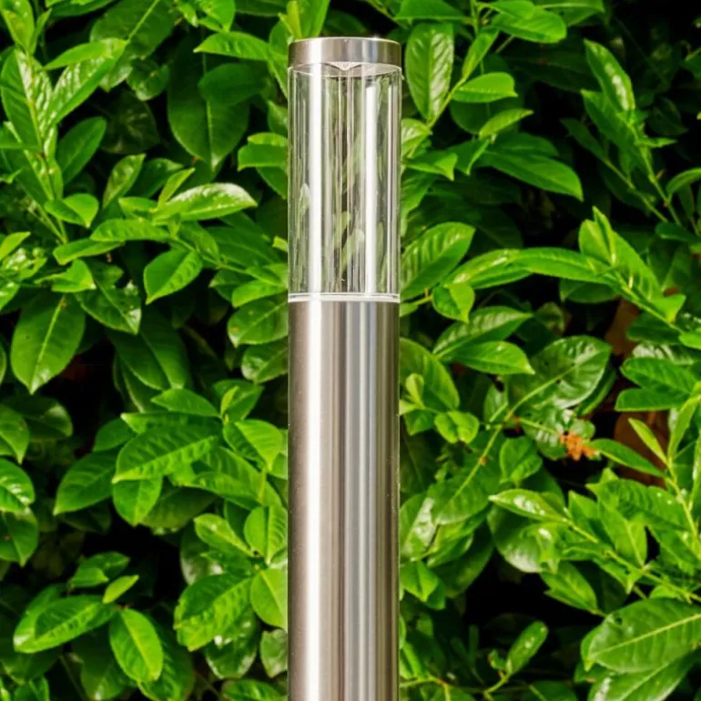 Borne lumineuse Noreaz LED Acier inoxydable, 1 lumière