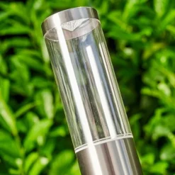 Borne lumineuse Noreaz LED Acier inoxydable, 1 lumière