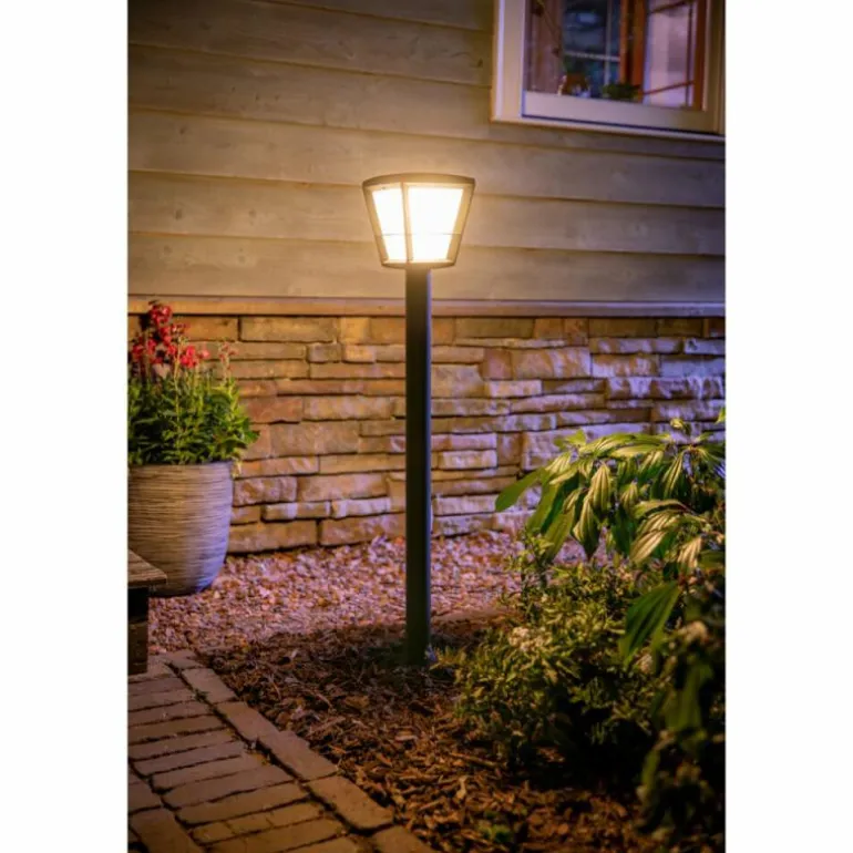 Borne lumineuse Philips Hue Ambiance White & Color Econic LED Noir, 1 lumière, Changeur de couleurs