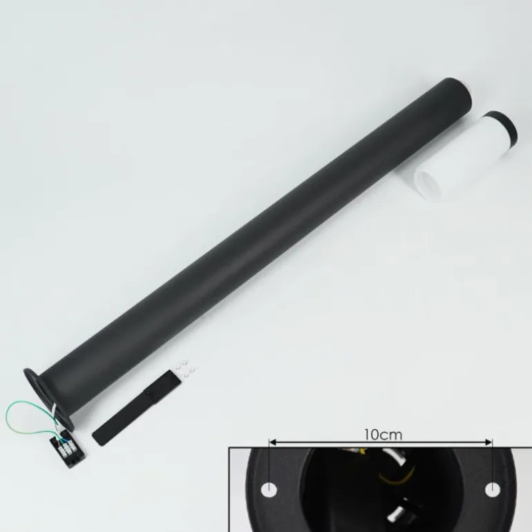 Borne lumineuse Ruti Noir, 1 lumière