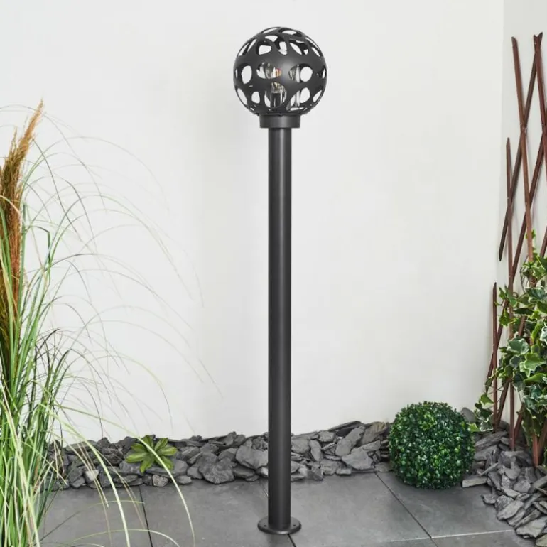 Borne lumineuse Saaseg Noir, 1 lumière