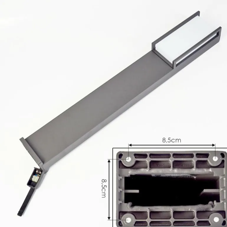 Borne lumineuse Skove LED Anthracite, 1 lumière, Changeur de couleurs