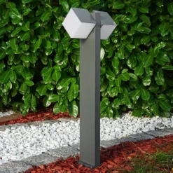 Borne lumineuse Swanek LED Anthracite, 1 lumière