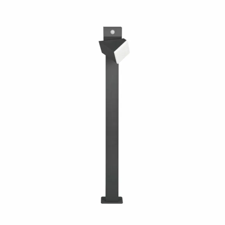 Borne lumineuse Trio Avon LED Anthracite, 1 lumière, Détecteur de mouvement
