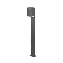 Borne lumineuse Trio Avon LED Anthracite, 1 lumière, Détecteur de mouvement