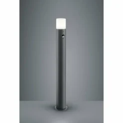 Borne lumineuse Trio HOOSIC Anthracite, 1 lumière, Détecteur de mouvement
