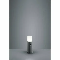 Borne lumineuse Trio HOOSIC Anthracite, 1 lumière, Détecteur de mouvement