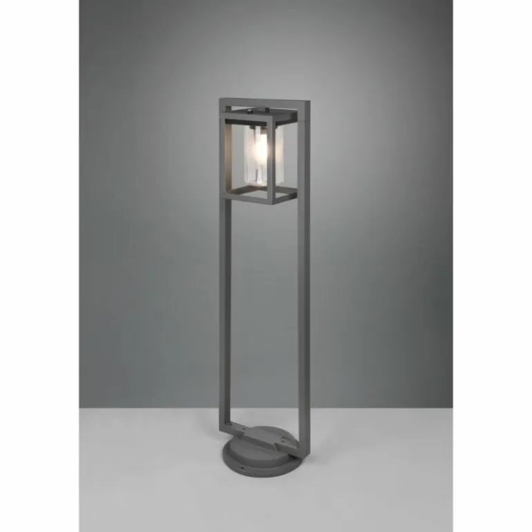 Borne lumineuse Trio Lunga Anthracite, 1 lumière