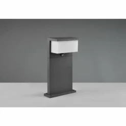 Borne lumineuse Trio Nestos LED Anthracite, 1 lumière, Détecteur de mouvement