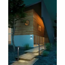 Borne lumineuse Trio Roya Anthracite, 1 lumière