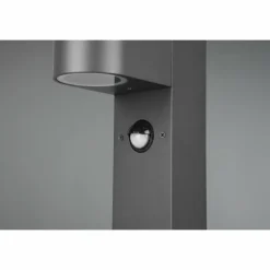 Borne lumineuse Trio Roya Anthracite, 1 lumière, Détecteur de mouvement
