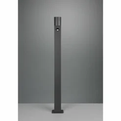 Borne lumineuse Trio Roya Anthracite, 1 lumière, Détecteur de mouvement
