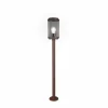 Borne lumineuse Trio Tanaro Rouille, 1 lumière
