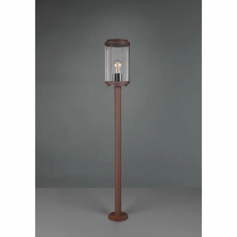 Borne lumineuse Trio Tanaro Rouille, 1 lumière