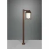 Borne lumineuse Trio Tuela Rouille, 1 lumière