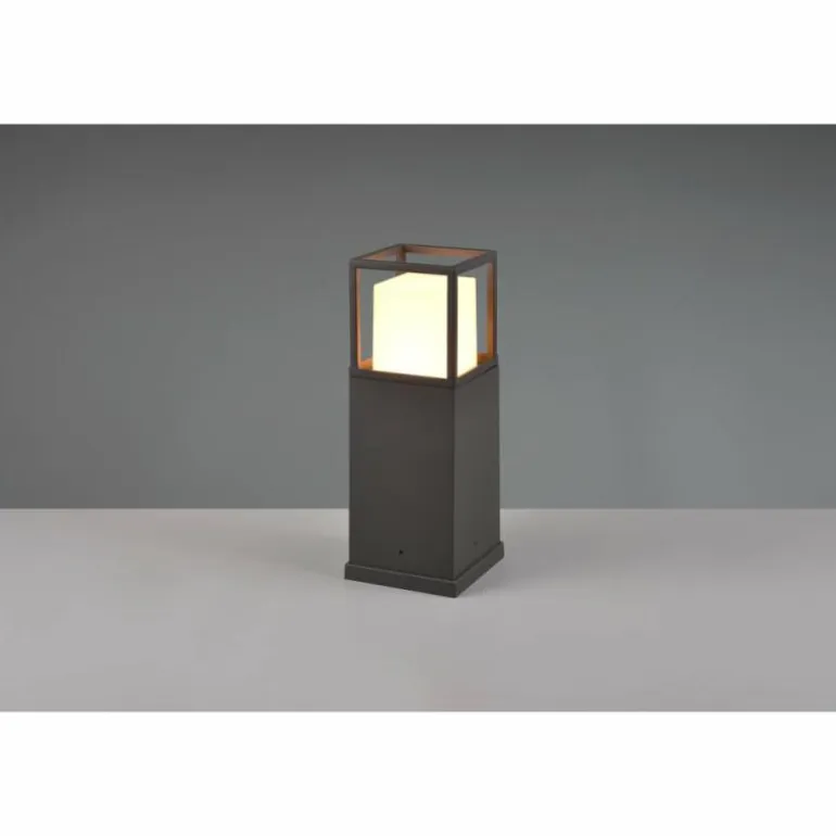 Borne lumineuse Trio Witham LED Anthracite, 1 lumière