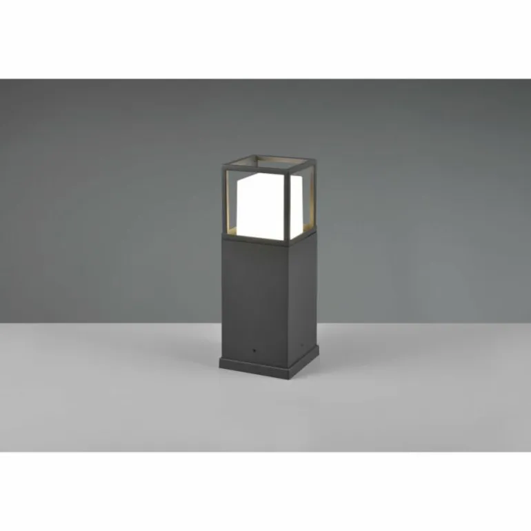 Borne lumineuse Trio Witham LED Anthracite, 1 lumière
