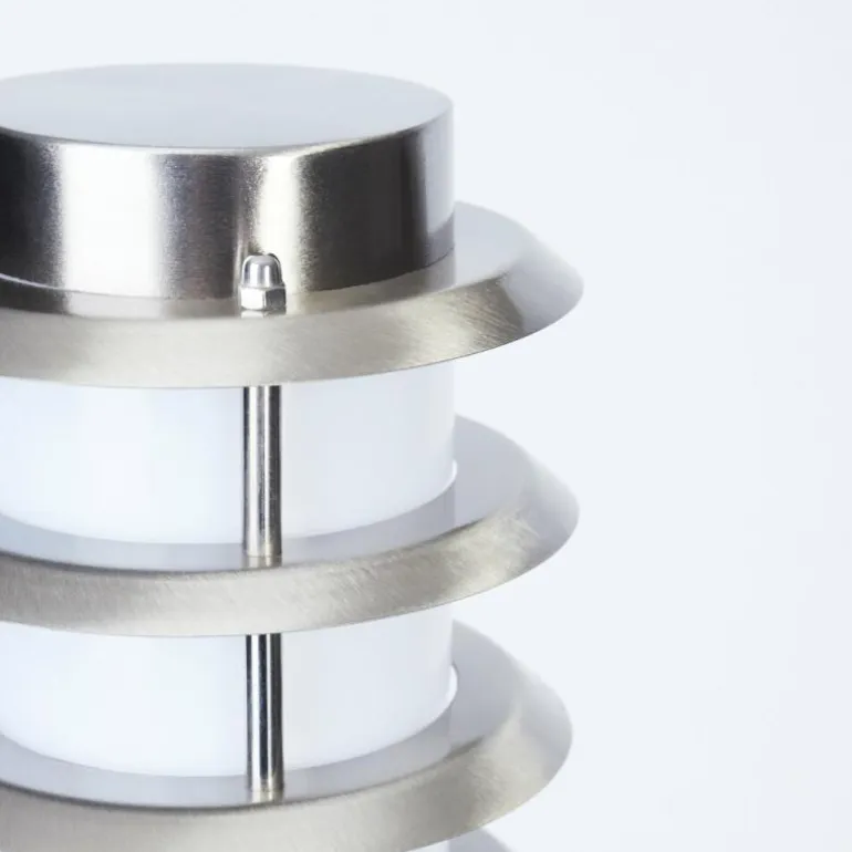 Borne lumineuse Tunes Nickel mat, 1 lumière