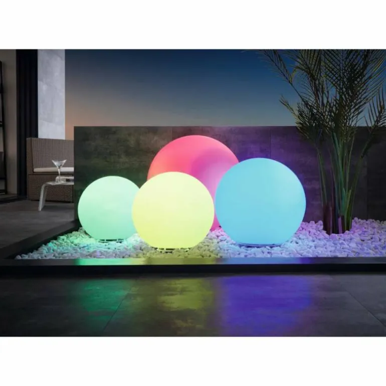 boule lumineuse Eglo MONTEROLO-Z LED Blanc, 1 lumière, Changeur de couleurs